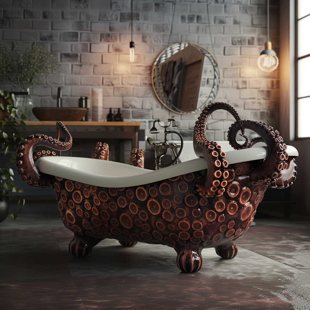 Elegant Octopus Bathhub